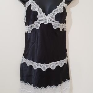 Victoria's secret black/white chemise babydoll